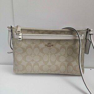 Coach East West Pop Out Pouch Leather Crossbody